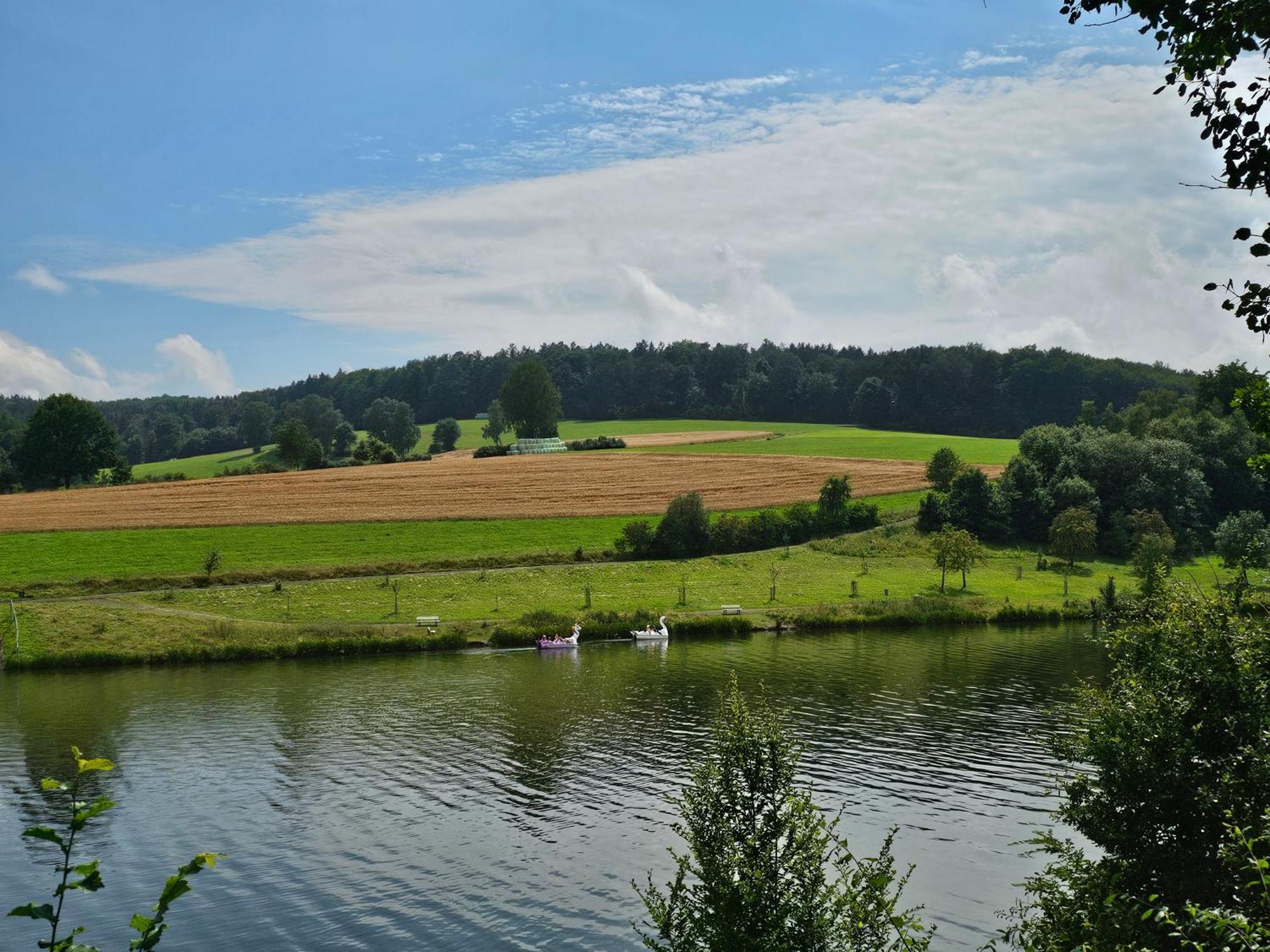 Ferienhaus "Baeren Ecke" Am See Im Bergland Kirchheim  Exterior foto